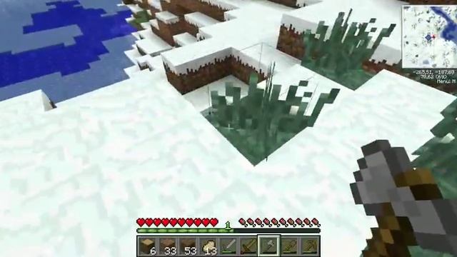 выживание в игре Minecraft 1.3.2 с модами часть 2 (занятие удобствами) смотреть онлайн