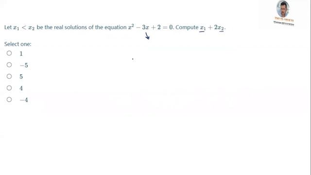 Math admission sample 3 test of Debrecen University- part 1 смотреть онлайн