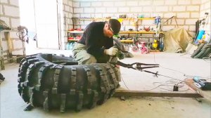 Сколько весит покрышка для вездехода?