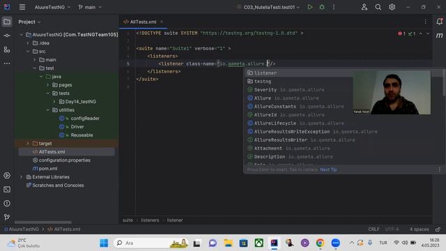 Allure report in TestNG framework смотреть онлайн