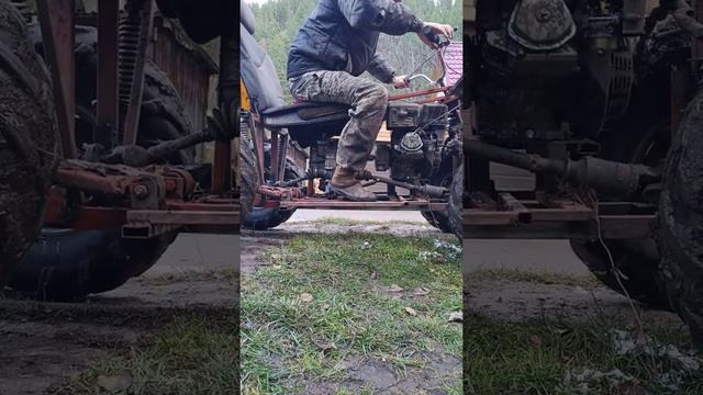 ножное переключение передач на самодельном квадроцикле #2 смотреть онлайн