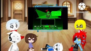 Undertale React to GREEN SANS FIGHT
