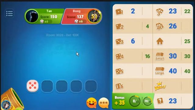 Fun throwing five dice game yatzy cybergame score 197 смотреть онлайн
