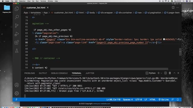 Ep. #3 | How to PAGINATE IN CBV | 100% Generic Class Based Views| Python Django | CRUD Mastery Vol. смотреть онлайн