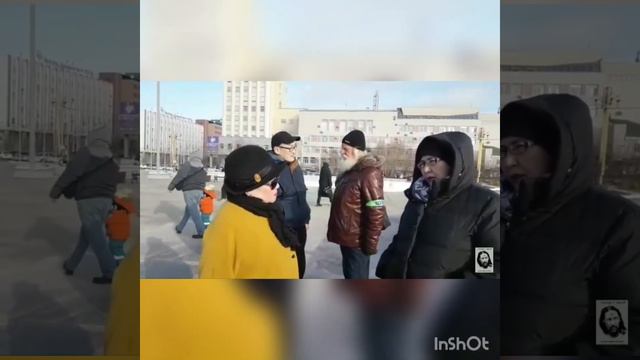 Пикет в поддержку ШАМАНА ВОИНА!АЛЕКСАНДРА ГАБЫШЕВА ! смотреть онлайн