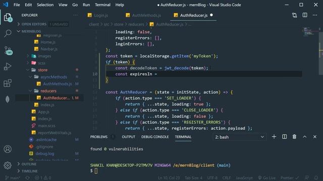 MERN Stack Tutorial #14 Store Token in Local Storage [Urdu/Hindi] смотреть онлайн