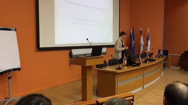 Лекция в Астраханском государственном техническом университете о PR и журналистах