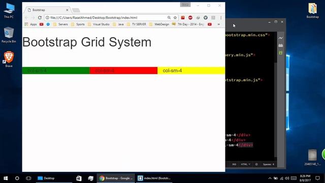 Bootstrap Bangla Tutorial Part 2 || BS Grid System explain смотреть онлайн