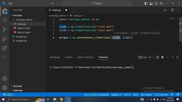 Python - Merge Videos without Watermark ? смотреть онлайн