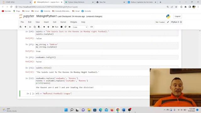 Early Morning Python | Variables, String Methods, and Self-Challenge смотреть онлайн