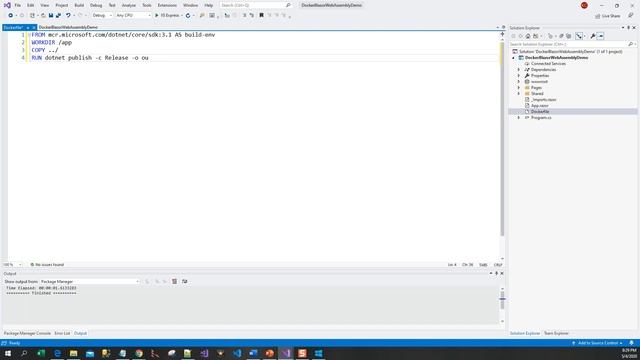 Add a Dockerfile to the ASP.NET Core Blazor Web Assembly App - Part8 смотреть онлайн