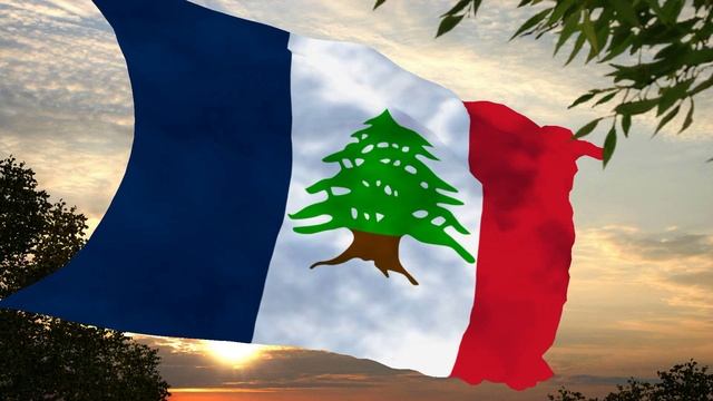 Флаг и гимн Великого Ливана Flag and anthem of Greater Lebanon смотреть онлайн