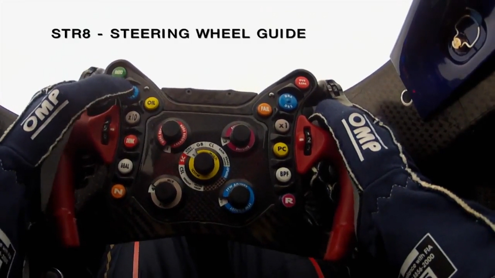 Руль болида Формулы 1 глазами Даниила Квята смотреть онлайн