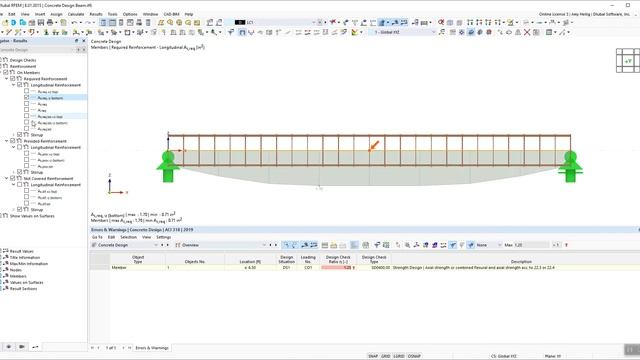 FAQ 005194 | Can the RFEM 6 Concrete Design add-on automatically design member and surface reinfo.. смотреть онлайн