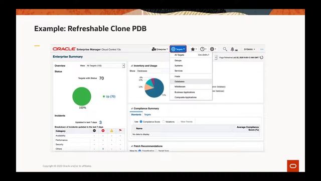 Managing Pluggable Databases using Oracle Enterprise Manager Database Lifecycle Management смотреть онлайн