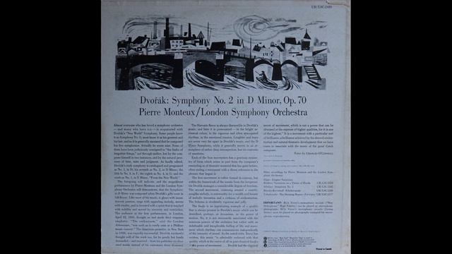 Dvorak - Symphony No  2 - Pierre Monteux London Symphony 1961 Complete LP