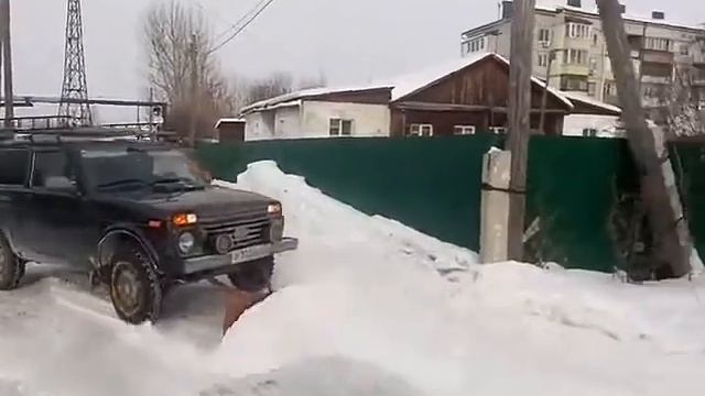 Снегоотвал на ниву часть 2 смотреть онлайн