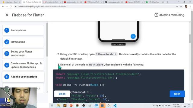 T14(a) Create Table Firestore before Listing on Flutter смотреть онлайн