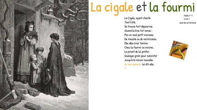 FABLES JEAN DE LA FONTAINE La cigale et la fourmi смотреть онлайн