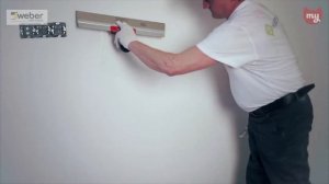 Шпаклевка Weber Vetonit LR+. Как шпаклевать стены. Инструкция