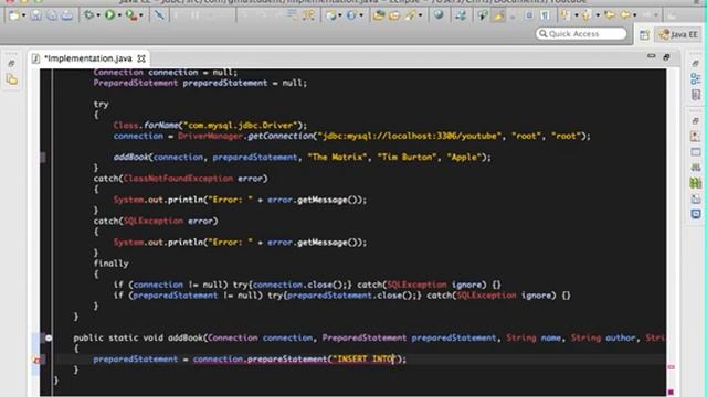 JDBC Tutorial - P9 - Prepared Statements - Part 2 смотреть онлайн