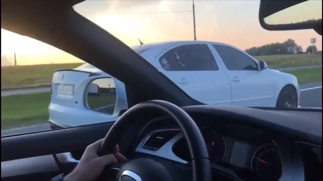 Octavia 1.8 St3 Ihi 290hp Vs Audi A4 B8 Quattro 3.0 TDI St3 AGP 370hp