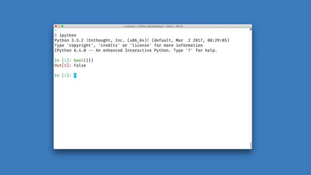 How to check if a dictionary is empty in Python смотреть онлайн