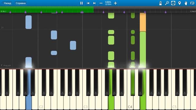 Demis Roussos - From Souvenirs To Souvenirs [Piano Tutorial] Synthesia смотреть онлайн