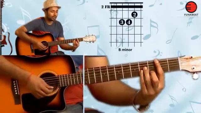Easy Guitar Lesson For Beginners - Aashayein - Iqbal - KK - Funk Beat School of Music - #kk смотреть онлайн