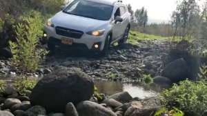 Субару xv  на бездорожье .