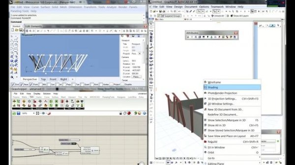 ArchiCAD - Rhinoceros - Grasshopper Conection plugin. Установка и начало работы