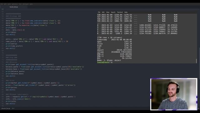 Homemade Crypto Trading Bot (Full Code) смотреть онлайн