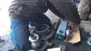 УАЗ +замена шруса в переднем военном мосту. Часть 4.