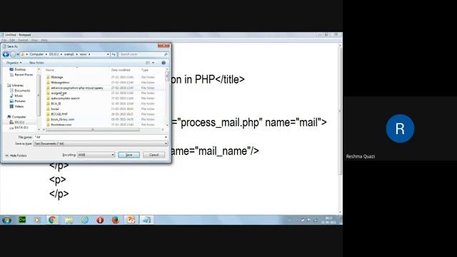 Send mail using HTML Form in PHP смотреть онлайн