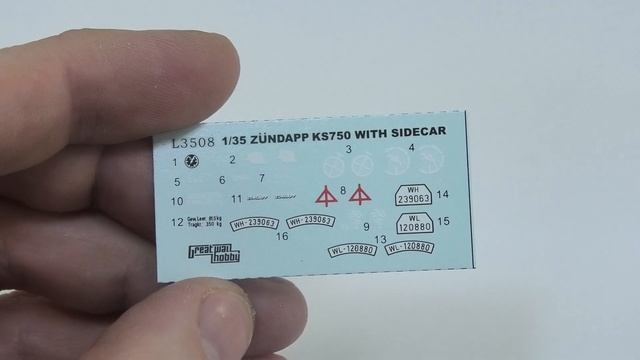 OPEN THE BOX: GREAT WALL HOBBY - Zundapp KS750 W/sidecar And BMW R75 W/sidecar, 1/35