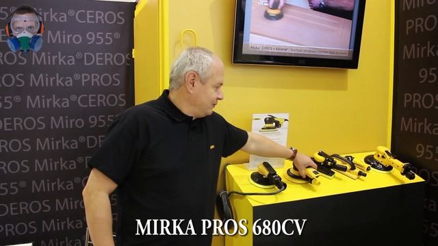 Mirka DEROS 5650CV Mirka PROS 680CV Mirka OS 383CV Mirka AOS 130NV Mirka ROS2 850CV выставка Mitex