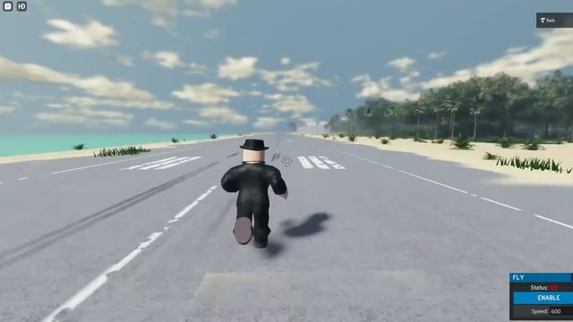 Roblox Walter White runs so fast off a runway he flies смотреть онлайн