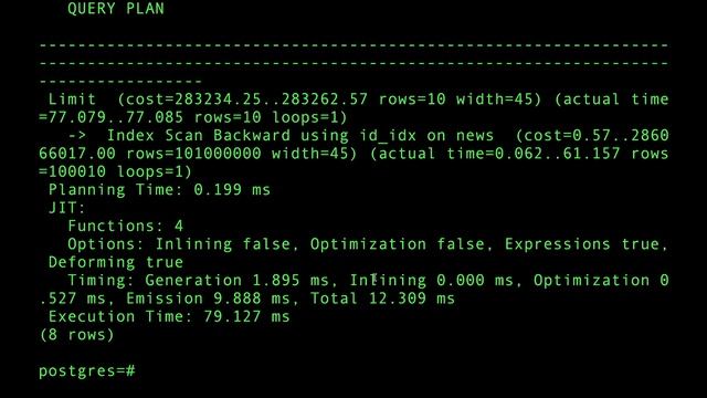 don’t use “offset” in your SQL смотреть онлайн
