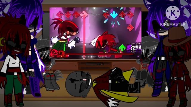 Sonic Exe gang reacts to Triple Gender/FNF/ смотреть онлайн