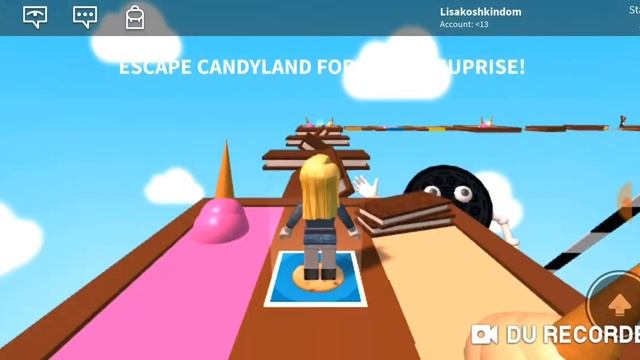 Побег из Сладкой страны Роблокс ! Детская игра! смотреть онлайн