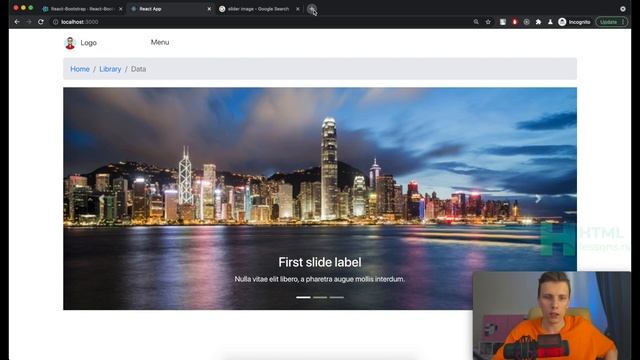 React Bootstrap // Сайт за 15 минут // Полный обзор на практике смотреть онлайн