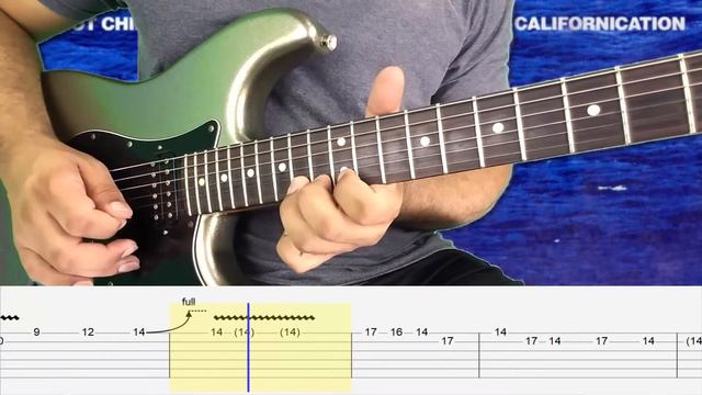 Californication guitar solo (with tabs) - fender blacktop - Alex Vieira смотреть онлайн