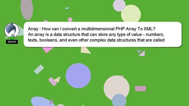 Array : How can I convert a multidimensional PHP Array To XML? смотреть онлайн