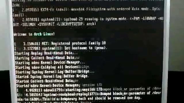 Arch Linux 15 seconds boot using systemd смотреть онлайн