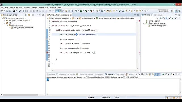 reverse string in java without using reverse method смотреть онлайн