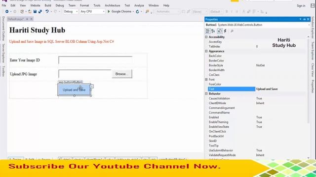 Upload and Save Image in SQL Server as BLOB Data with Asp.Net C# | Hindi | Free Online Learning смотреть онлайн