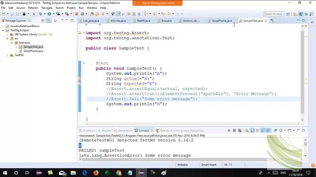TestNG Tutorial For Beginners смотреть онлайн