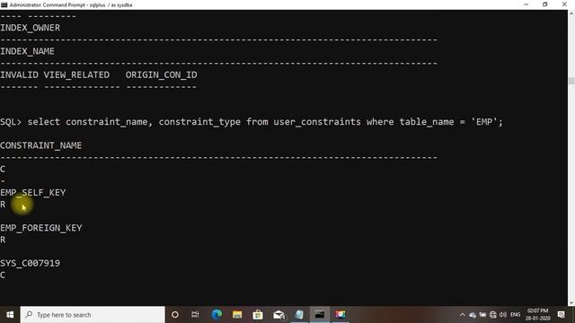 Oracle # 34 Data Integrity Rules { Constraints } Continued смотреть онлайн