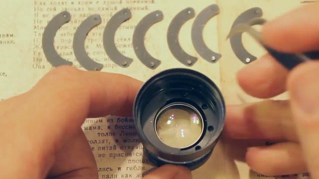 Гелиос 44-2: Разборка и чистка диафрагмы объектива от масла. Если лепестки Гелиос 44-2 в масле