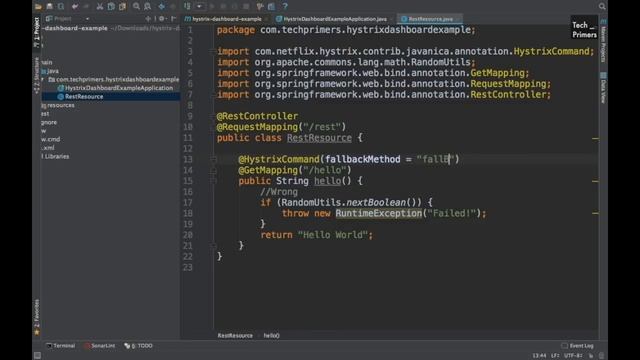 Hystrix Dashboard | Fault Tolerant Circuit Breaker Design Pattern Example in Spring Boot смотреть онлайн